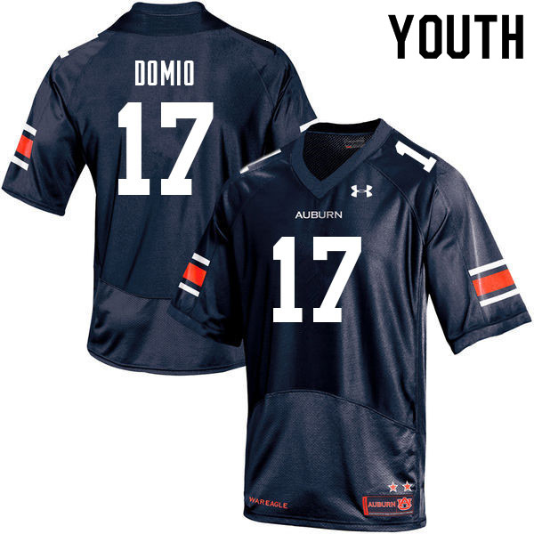 Youth #17 Marco Domio Auburn Tigers College Football Jerseys Sale-Navy - Click Image to Close